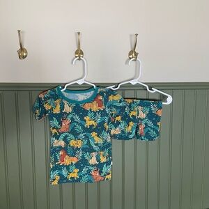 Little Sleepies Lion King Shirt and Shorts PJ Set